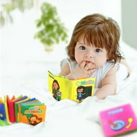 Bebina prva krpa za knjige knjiga od tkanine Rano obrazovna predškolska učenje knjiga za malu djecu