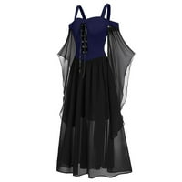 Ljetne haljine za prodaju za žene plus veličine dugih rukava od čipke čipke čipke patchwork haljina