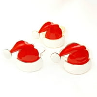 Taluosi set izvrsnog prstena sa salvetom Slatka legura kreativni božićni šešir oblik salvete za kuhinju