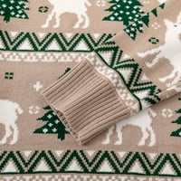 Dječji dečki dečki duks Božićne santa Claus Reindeer majica KIDS XMAS pulover 1-6t