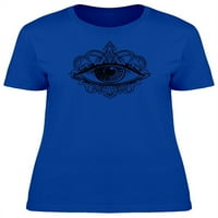 Elegantna ukrašena majica za oči žene -Image by shutterstock, ženska velika