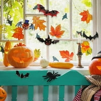 Halloween 3D šišmiši Naljepnice Različite veličine Realistični PVC šišmiši za kućni dekor DIY zidne