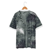 Polo košulje za muške proljeće i ljetni modni rever sa zatvaračem s majicom kratkih rukava