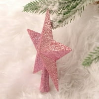 5,9 Glitterning Star Božićno stablo ShatterOronSot plastična zvijezda Xmas blistavi odmor blistavi ukras