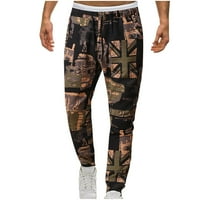 Pantalone za žene muške duge casual sportske hlače posteljine pantalone za trčanje joggers duwetantsgreenxl