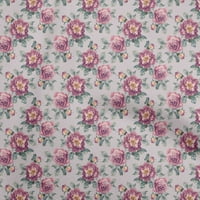 Onuone pamučne kambrike prašnjava ljubičasta tkanina cvjeta quilting zalihe ispisa šivaće tkanine sa