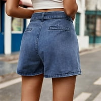Jsaierl jean kratke hlače ženske plus veličine Ljeto široke noge traper kratke hlače raširene trendi