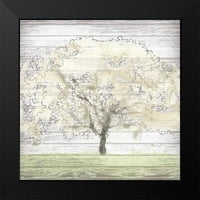 Vest, jun Erica Crni moderni uokvireni muzej Art Print pod nazivom - Tree Barna II