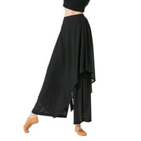 Ženske casual hlače Klasične plesne pantalone široke nogu duge hlače gimnastična praksa vježbe plesne