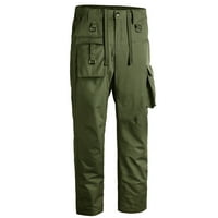 Teretne hlače za muške modne stipendije džepova za patchwork planinarke Brze sušenje više džepnih pantalona