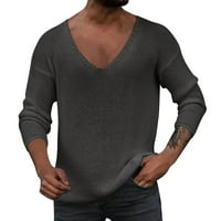 Ketyyh-Chn džemperi za mlade ljude Crewneck džemper Soft casual pulover za muškarce Grey, 3xL