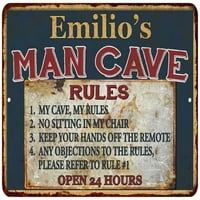 Emilio's Man Cave pravila Chic Rustic Green potpisao / la se metal 108120049501