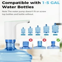 Pumpa za boce za vodu za dispenzer za boce od galona, ​​pumpa za raspršivač hladne vode, USB punjenje