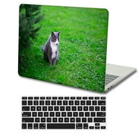Kaishek Hard Case Consover Kompatibilan - Objavljen Najnoviji macBook Pro 13 mrežni prikaz TOUCH ID + crni poklopac tastature Model: A2338 A2289 A2251 A2159 A1989 A1706 A 0338