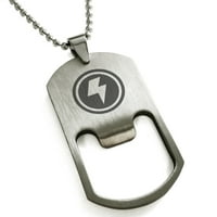 Električni element od nehrđajućeg čelika Runa ugravirana bočica Otvor za pse Oznaka ogrlice
