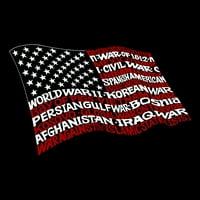 Majica Art Art Work Art Art - American Wars Tribute Flag