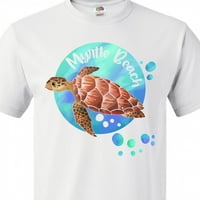 Inktastika Myrtle Beach Sea Turtle i mjehurići Majica
