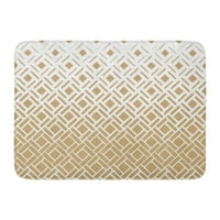 Uzorak moderni rombovi kvadrate Geometrijske pločice Gold i bijeli dijamant Luksuzni prostir za kadu u obliku vrata 23.6x