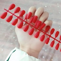 Pokloni za žene YoHome mesnati dugi nokti lažni zakrpa za nokte balet lažni flaster za nokte