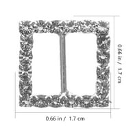 Kvadratni klizači sa rupicama u obliku kvadratnog oblika za diy craft vjenčani poklon