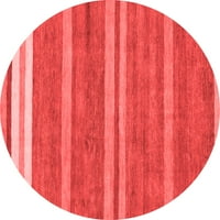Ahgly Stroj firme prati u zatvorenom okruglom okrugle apstraktne crvene moderne prostirke, 7 'runda