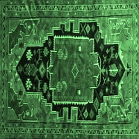 Ahgly Company Zatvoreni pravokutnik Perzijski Smaragd Zeleni tradicionalni prostirci, 7 '10'