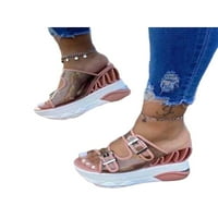 Audeban ženske platforme sandale na klin otvorenim cipelama za nožni prste 4.5-11.5