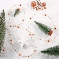 Zerdi za zavjese, noge ružičaste biserne žice Pearl lanac plastični vijenac za vjenčane perle božićne