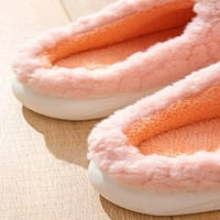 Cocopeaunt žene muškarci Fluffy Fau krzno meke tople zimske papuče Cuute životinjske kravlje kućne cipele