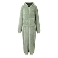 Ženski kombinezon s dugim rukavima Pajamas casual zimska topla Rompe Sleep TIETOC
