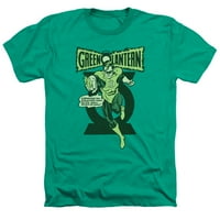 Green Lantern - Retro zakletva - Heather kratka majica s kratkim rukavima - mala