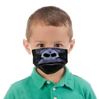 Umjetnici divljih životinja Zabavljaju se omladinske životinjske maske za lice, pranje, za višekratnu upotrebu - gorila