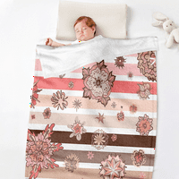 Šareno cvijeće Striped Betbe s jastučnicima za kauč za krevet dnevni boravak Soba kauč na razvlačenje