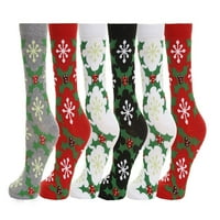 Nejasne čarape, božićne čarape za odmor, meka i ugodno, veličina: 9-11. - Pair Pack