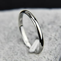 Archer Par prsten svestrani osjetljiv titanijum čelični geometrijski prsten za angažman za banket