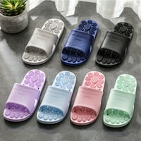 Hesoicy Solid Color PVC protuklizne papuče sa funkcijama masaže - savršena za ljetnu upotrebu u kupaonici,