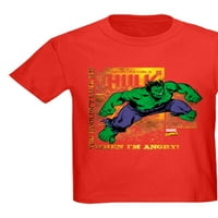 Cafepress - Hulk Angry Golden Kids Dark Majica - Dječja tamna majica