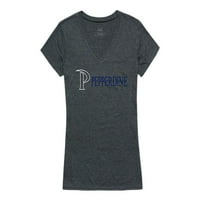 Pepperdine univerzitetski talasi ženske institucionalne majice Heather ugljen