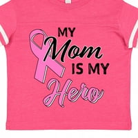 Inktastic moja mama je moja herojska svijest o raku dojke poklon mališani dečko ili majica mališana