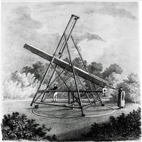 Ahromatski refromni teleskop, c. Ispis plakata od strane naučnog izvora