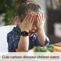 Jedinstveni dizajn crtani uzorak kvarcni dječji sat PVC remen Dječji sat, vrijeme učenje vremena Čitanje