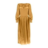 Hanzidakd Ljetne haljine za žene naborane duge haljine izuzetno su dizajnirane za sve prilike