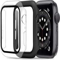 Slučaj za Apple Watch serija SE sa kaljenim zaštitnim pakovanjem stakla za zaštitu, zaštitni branik