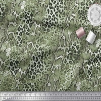 Soimoi siva pamučna volana tkanina Leopard & Snake životinjski kožni ispis tkanina od dvorišta široko