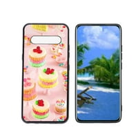 Kompatibilan sa LG V tanjim futrolom telefona, torte-slatkiši - Case Silikon zaštitni za teen Girl Boy futrola za LG V Thatq 5g