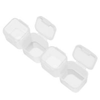 YUCUREM 20 * rešetke Transparentne plastične plastične kutije za pilulu Kuče za skladištenje nakita Organizator
