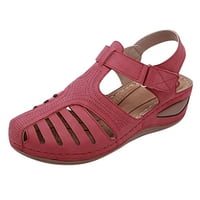 Ženske ljetne sandale Ležerne prilike klinovne cipele Udobne kaznene strape na otvorenom sandale na