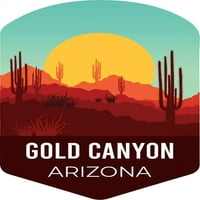 i R uvoz zlatni kanjon Arizona Suvenir Vinil naljepnica naljepnica Kaktus Desert Design