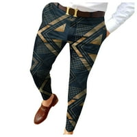Uorcsa Svestrane casual modne patentne patentne patentne pantalone sa džepovima Hlače žute