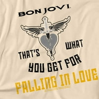 Bon Jovi zaljubljena za ljubav Ženska majica sa kosijom